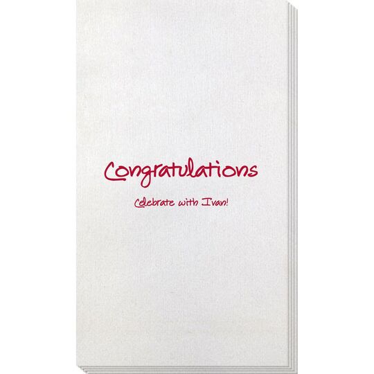 Studio Congratulations Bamboo Luxe Guest Towels